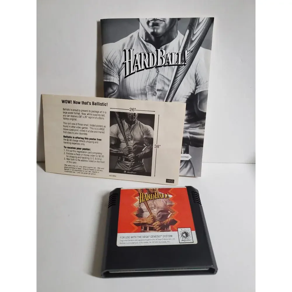 Hardball - Sega Genesis - Complete